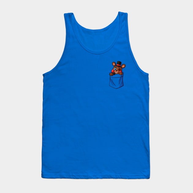 Toy Freddy in my Pocket -ORIGINAL- Tank Top by TerraTerraCotta